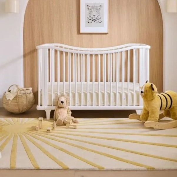 This sun rug offers a soft and plush feel perfect for kid's bedrooms. The 100% polyester fiber construction ensures it's exceptionally comfortable and durable. Choose from multiple sizes to find your perfect fit.   SIZES 23.62 x 35.43 inches (60cm x 90cm) | 1.96ft. x 2.95ft. 31.49 x 62.99 inches (80cm x 160cm) | 2.62ft. x 5.24ft. 39.37 x 47.24 inches (100cm x 120cm) | 3.28ft. x 3.93ft. 39.37 x 62.99 inches (100cm x 160cm) | 3.28ft. x 5.24ft. 