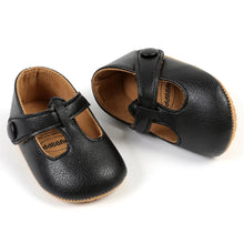 Load image into Gallery viewer, Experience unmatched cuteness with these Mary Jane dress shoes for your little one! Available in a variety of colors, these shoes bring style and comfort to your baby&#39;s wardrobe. From newborn to 18 months, your little one will be the most stylish and adorable on the block!
