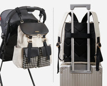 Load image into Gallery viewer, Houndstooth Diaper Backpack
