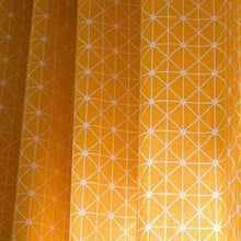 Load image into Gallery viewer, Transform any room in your home with this vibrant yellow geometric tassel curtain panel (1)! Woven from cotton and polyester, this one-of-a-kind curtain adds texture and depth with its stunning tassel pattern. Choose between a grommet, pull pleated or hook hanging application for easy setup. With its light-filtering yarn-dyed shading rate (41%-85%), there&#39;s no need to worry about total blackout! Experience its beauty and add a unique twist to your decor now!
