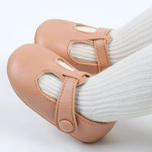 Load image into Gallery viewer, Experience unmatched cuteness with these Mary Jane dress shoes for your little one! Available in a variety of colors, these shoes bring style and comfort to your baby&#39;s wardrobe. From newborn to 18 months, your little one will be the most stylish and adorable on the block!
