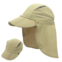 Load image into Gallery viewer, Improve your child&#39;s outdoor adventures with our adjustable sun hat, made with durable hand-sewn polyester! Perfect for kids aged 3-7, this hat is windproof, ensuring maximum comfort and protection. With a size of 20.47 x 21.65 (52-55cm), it&#39;s the perfect fit for your little explorer.
