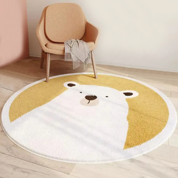 Little Bear Round Rug | Multiple Colors