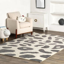 Load image into Gallery viewer, Plush Leopard Rug | Multiple Colors
