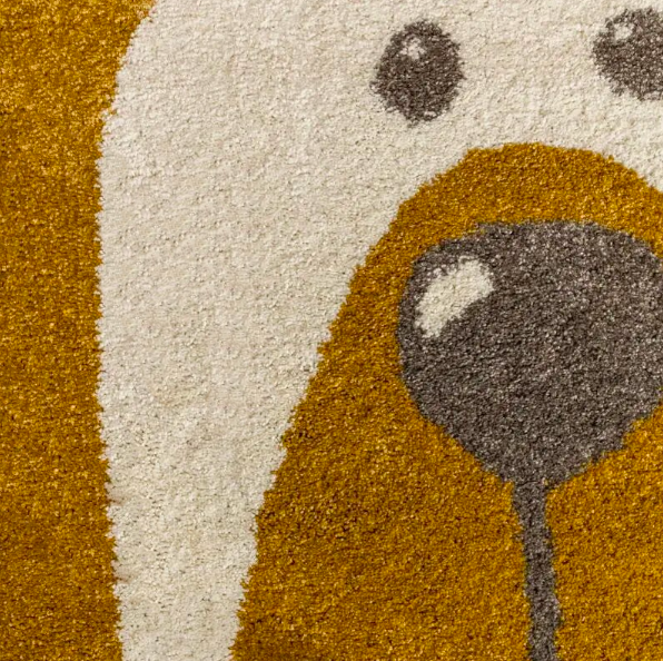 Transform any child's bedroom into a whimsical wonderland with this plush bear rug. Featuring an eye-catching brown and beige design, this carefully crafted 100% polyester rug provides easy maintenance and durability for long-lasting comfort. Available in multiple sizes to fit any space.   SIZES 15.74 x 23.62 inches (40x60cm) | 1.32ft. x 1.96ft. 23.62 x 35.43 inches (60x90cm) | 1.96ft. x 2.95ft. 39.37 x 47.24 inches (100cm x 120cm) | 3.28ft. x 3.93ft. 39.37 x 62.99 inches (100cm x 160cm) | 3.28ft. x 5.24ft.