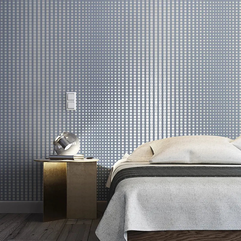 Add a unique touch to your teen's room with this modern solid colored mosaic wallpaper! Available in grey, white and brown, it's a stylish and practical way to decorate. The waterproof and formaldehyde-free vinyl material is easy to install and removable, and provides a mildew-resistant, fireproof and moisture-proof finish. Transform the look of any bedroom with this modern wallpaper!