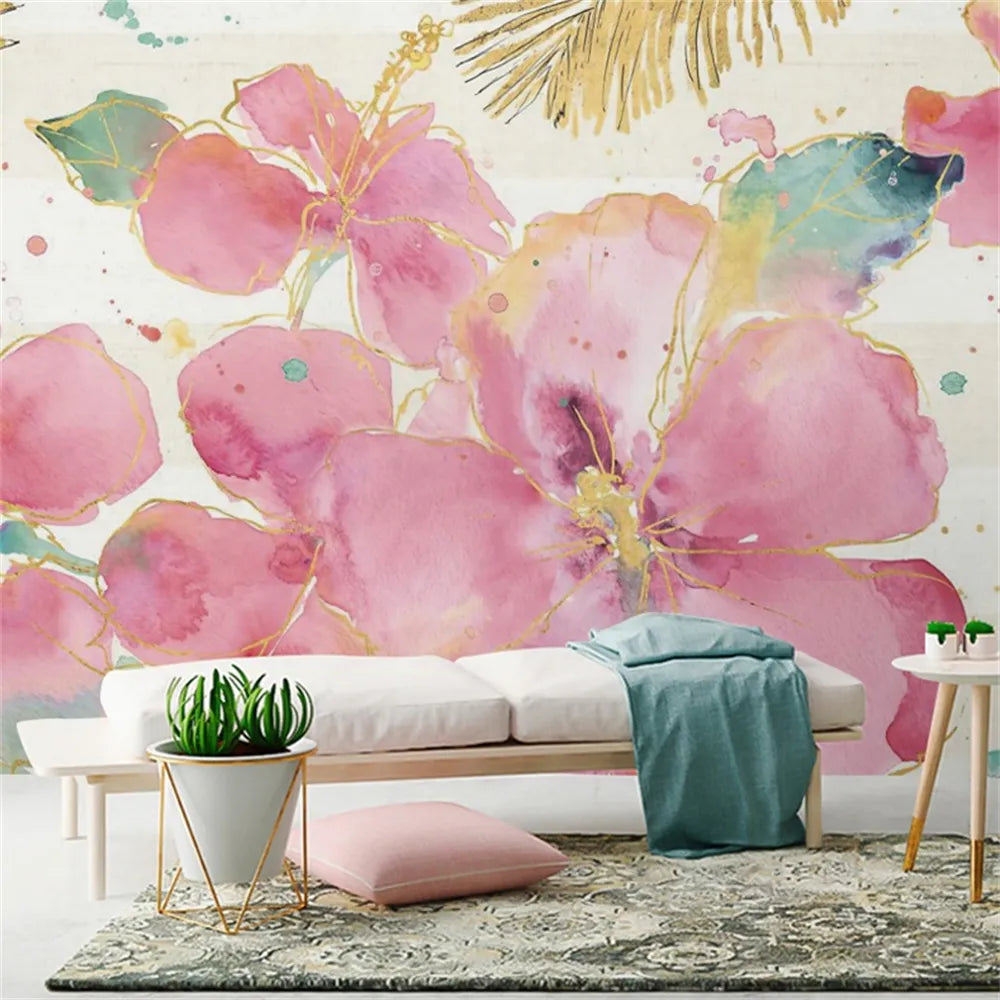 Painted Flowers Mural