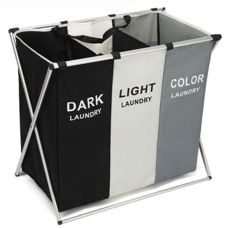 This laundry basket is the perfect choice for busy families. Its sturdy 600D Oxford fabric construction and foldable design give it durability and convenience respectively. Whether you choose the large or XL-large size, you won't have to worry about sorting laundry—the aluminum/fiberglass rod and Oxford fabric will stand up to any load. A reliable and stylish addition to any home.