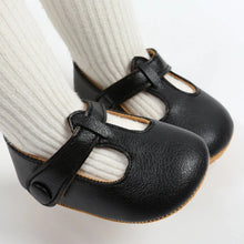 Load image into Gallery viewer, Experience unmatched cuteness with these Mary Jane dress shoes for your little one! Available in a variety of colors, these shoes bring style and comfort to your baby&#39;s wardrobe. From newborn to 18 months, your little one will be the most stylish and adorable on the block!
