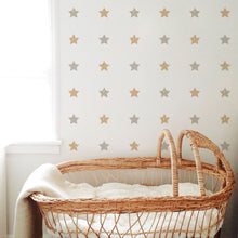Load image into Gallery viewer, Add a touch of whimsy to any kid&#39;s room with this beautiful little stars wall decal! Made with eco-friendly PVC for a waterproof finish, these classic stars come in a variety of colors and are easy to apply - no tools needed! Just peel and stick for a bright and beautiful wall upgrade that will have your little ones amazed! Star size: 2.52 inches x 2.4 inches ( 6.4cm x 6.1cm). 6 stars on one Sheet. This package comes with 6 sheets. Total 36 stars. 
