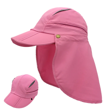 Load image into Gallery viewer, Improve your child&#39;s outdoor adventures with our adjustable sun hat, made with durable hand-sewn polyester! Perfect for kids aged 3-7, this hat is windproof, ensuring maximum comfort and protection. With a size of 20.47 x 21.65 (52-55cm), it&#39;s the perfect fit for your little explorer.
