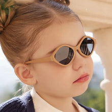 Load image into Gallery viewer, The perfect pair of sunglasses for the little ones in your life - these polarized UV400 sun glasses are flexible, anti-reflective, and come in multiple colors including a vibrant pink. Designed in a retro diamond shape, your child will be stylish and protected from the sun&#39;s harmful rays.
