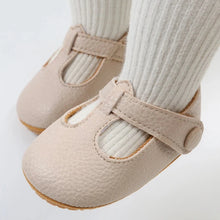 Load image into Gallery viewer, Experience unmatched cuteness with these Mary Jane dress shoes for your little one! Available in a variety of colors, these shoes bring style and comfort to your baby&#39;s wardrobe. From newborn to 18 months, your little one will be the most stylish and adorable on the block!
