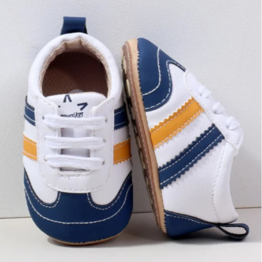 Designed with expert precision, these baby sneakers are crafted to fit children aged newborn through 18 months old with ultimate comfort and style.