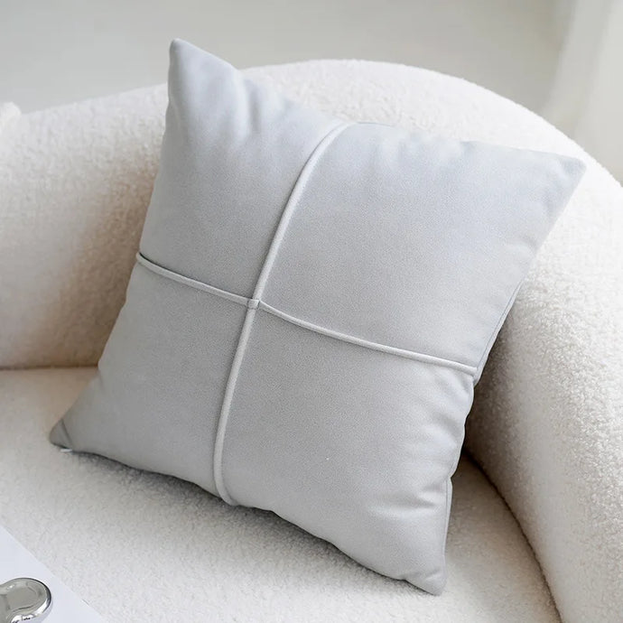 Elevate your child's bedroom or playroom with our stunning grey geometric pillow case. Bring a touch of modern style and comfort to their space with this perfect addition.