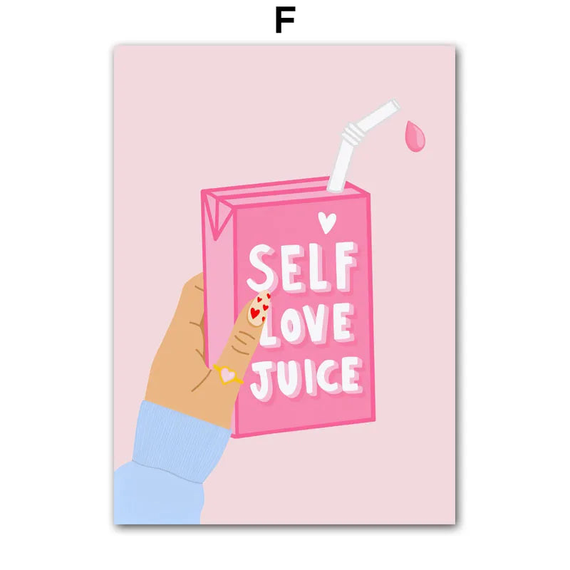 self love_Art_on_Canvas_livieboo_kids_homegoods_usa