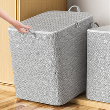Load image into Gallery viewer, Organize your child&#39;s room in style with this waterproof storage box. Crafted from premium plastic, it is available in three sizes to accommodate your storage needs. The zipper closure offers an elegant look, while also ensuring your belongings are secure. Keep your living space tidy and stylish with this luxurious storage box.  
