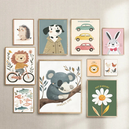 Elevate the ambiance in your child's bedroom or playroom with this stunning art on canvas. Instantly transport your little one's space into a whimsical retreat.