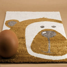 Load image into Gallery viewer, Transform any child&#39;s bedroom into a whimsical wonderland with this plush bear rug. Featuring an eye-catching brown and beige design, this carefully crafted 100% polyester rug provides easy maintenance and durability for long-lasting comfort. Available in multiple sizes to fit any space.   SIZES 15.74 x 23.62 inches (40x60cm) | 1.32ft. x 1.96ft. 23.62 x 35.43 inches (60x90cm) | 1.96ft. x 2.95ft. 39.37 x 47.24 inches (100cm x 120cm) | 3.28ft. x 3.93ft. 39.37 x 62.99 inches (100cm x 160cm) | 3.28ft. x 5.24ft.

