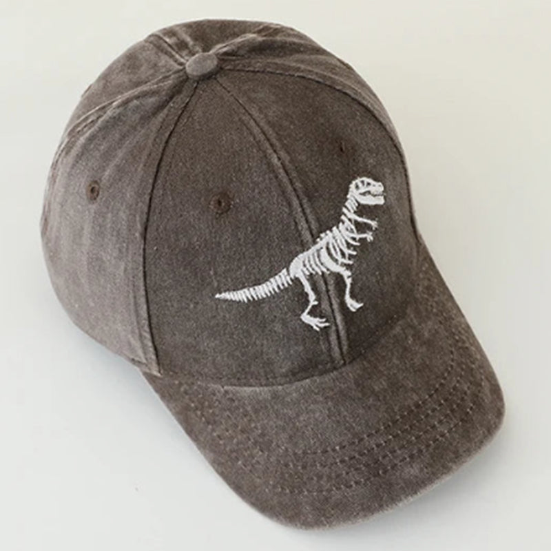 Show off your child's love for dinosaurs and add a playful touch to their outfits with the Kid's Dino Baseball Hat. With its vibrant colors and eye-catching design, your child will make a statement wherever they go. Not only will they look cool, but they'll also stay protected from the sun with its wide brim. Give your child the ultimate dino-inspired accessory today!