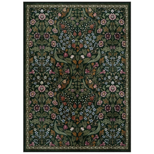 This versatile rug is ideal for a child's bedroom or playroom, offering a cozy and eco-friendly option. Its soft and skin-friendly material is also moisture-absorbing and features a non-slip bottom to protect the floor. Plus, its wear-resistant and step-resistant design ensures long-lasting use.