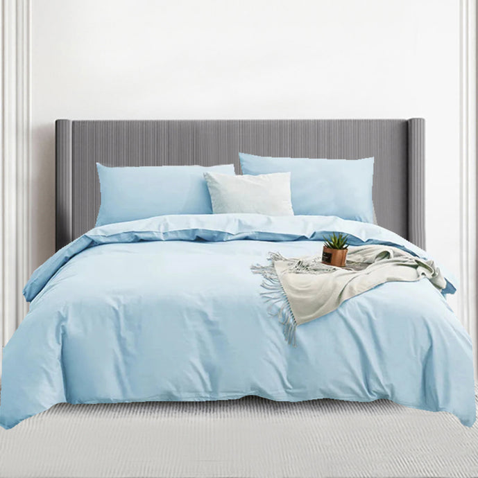 Upgrade your child's bedding with our Light Blue Duvet Cover Set - available in multiple sizes! Designed for easy maintenance, simply check your current duvet cover size, and wash by hand or machine. Rest assured, this set will not fade or shrink. Remember to wash below 30 degrees and avoid bleach, then tumble dry on low. Keep your child's bedding looking fresh and vibrant by avoiding washes with dark colors.