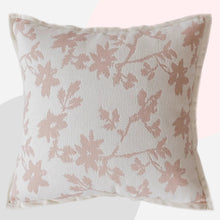 Load image into Gallery viewer, Pink flower pillow cover. Indulge in the adorably charming French Pink Plush Pillow Cases, available in multiple designs! Perfect for your children&#39;s bedrooms, these pillow covers are sure to bring joy and comfort. Choose from 3 delightful options to add a touch of cuteness to any room. Pillow inserts not included.
