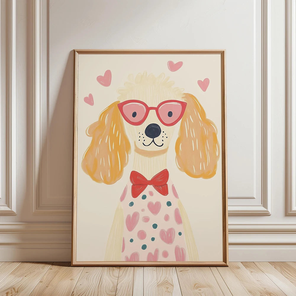 Playful pups on canvas bring whimsical charm to your little one's bedroom or teen's hangout space. These adorable doggy designs add a pawsome touch to any playroom wall!