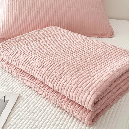 Pink Cotton Quilt Set | Multiple Sizes
