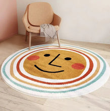 Load image into Gallery viewer, Rainbow Sun Rug | Multiple Sizes
