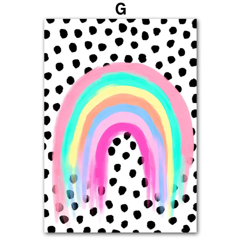 Bring some cute teenage bedroom vibes to your kid's walls with this amazing art on canvas. Instantly transform your child's room into a dreamy paradise!