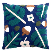 Load image into Gallery viewer, Decorate your children&#39;s bedroom with this stylish blue chestnut pillow cover! It is crafted to be soft and comfortable while being stylish enough to be a great addition to the room. Its embroidered pattern adds a touch of sophistication to your nursery or kids&#39; bedroom. 
