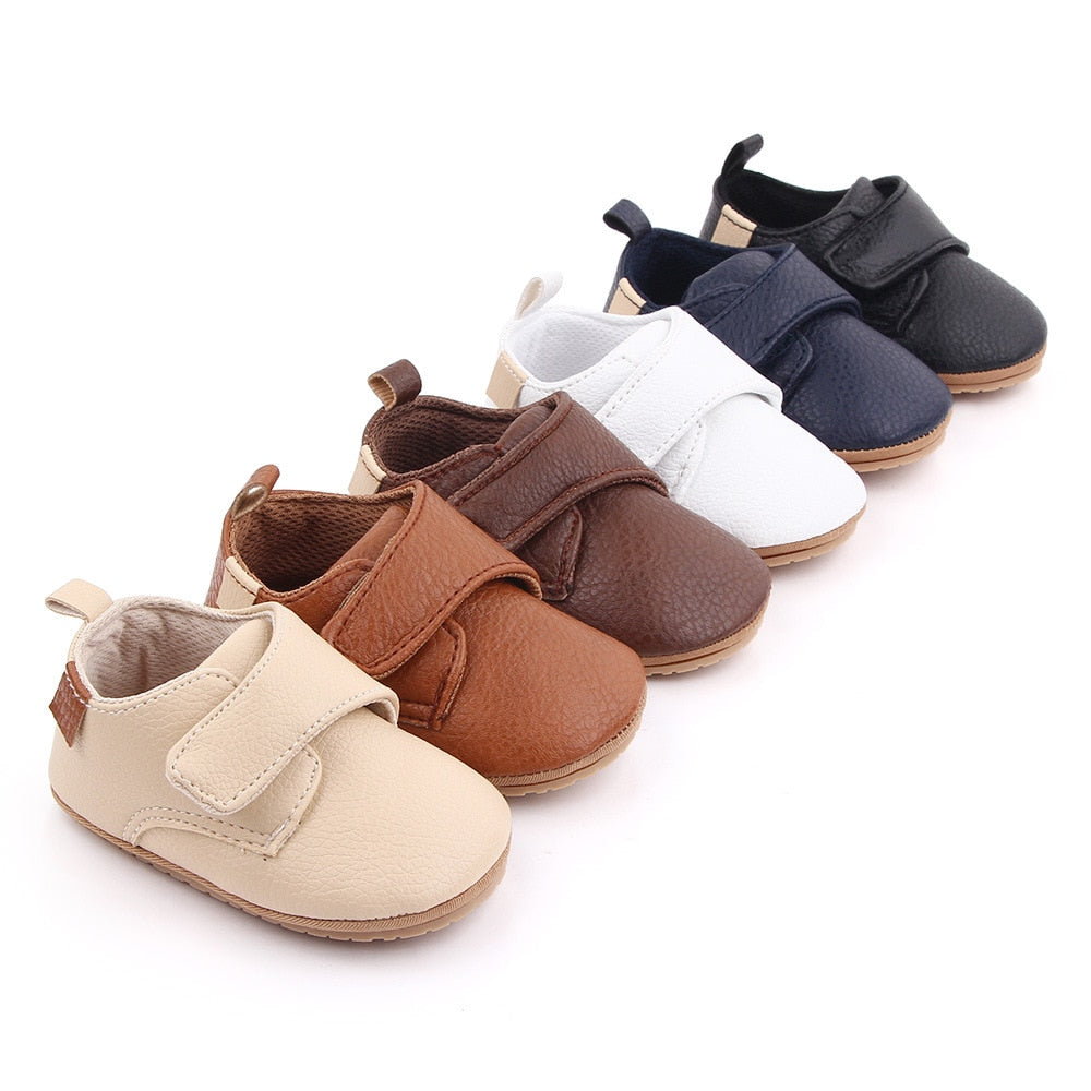 Classic Leather Baby Shoes | Multiple Colors