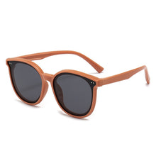 Load image into Gallery viewer, Cool orange polarized sunglasses for you kid age 3 to 9 years. These kids sunglasses come in orange, green, blue, black and grey.
