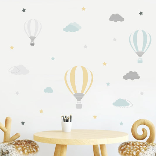 Hot Air Balloon Wall Decals | Multiple Colors