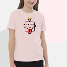 Load image into Gallery viewer, Put your kids in this fun pink Livieboo t-shirt that&#39;s cute, super comfortable, and made of natural fabrics! Perfect for kids ages 3 to 14! This 100% organic cotton tee is sure to become their favorite!
